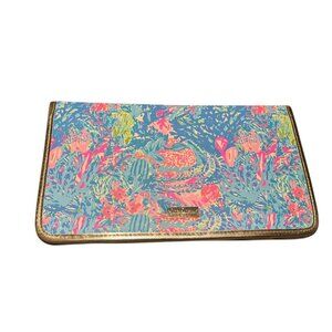 Lilly Pulitzer Colorful Passport Cover / Holder, Travel Wallet / Organizer